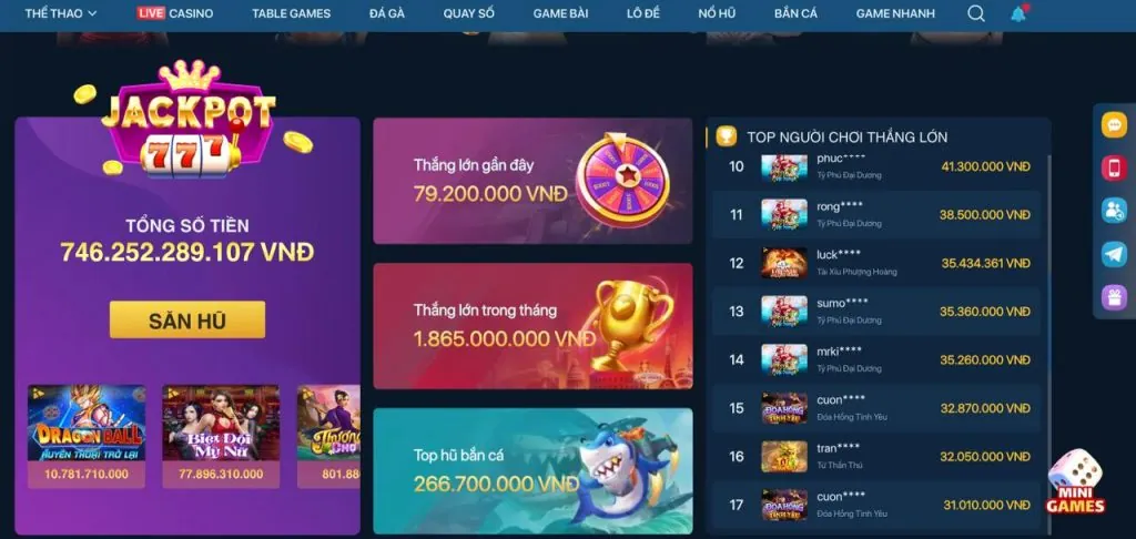 Hình ảnh game nổ hũ hello88 cok
